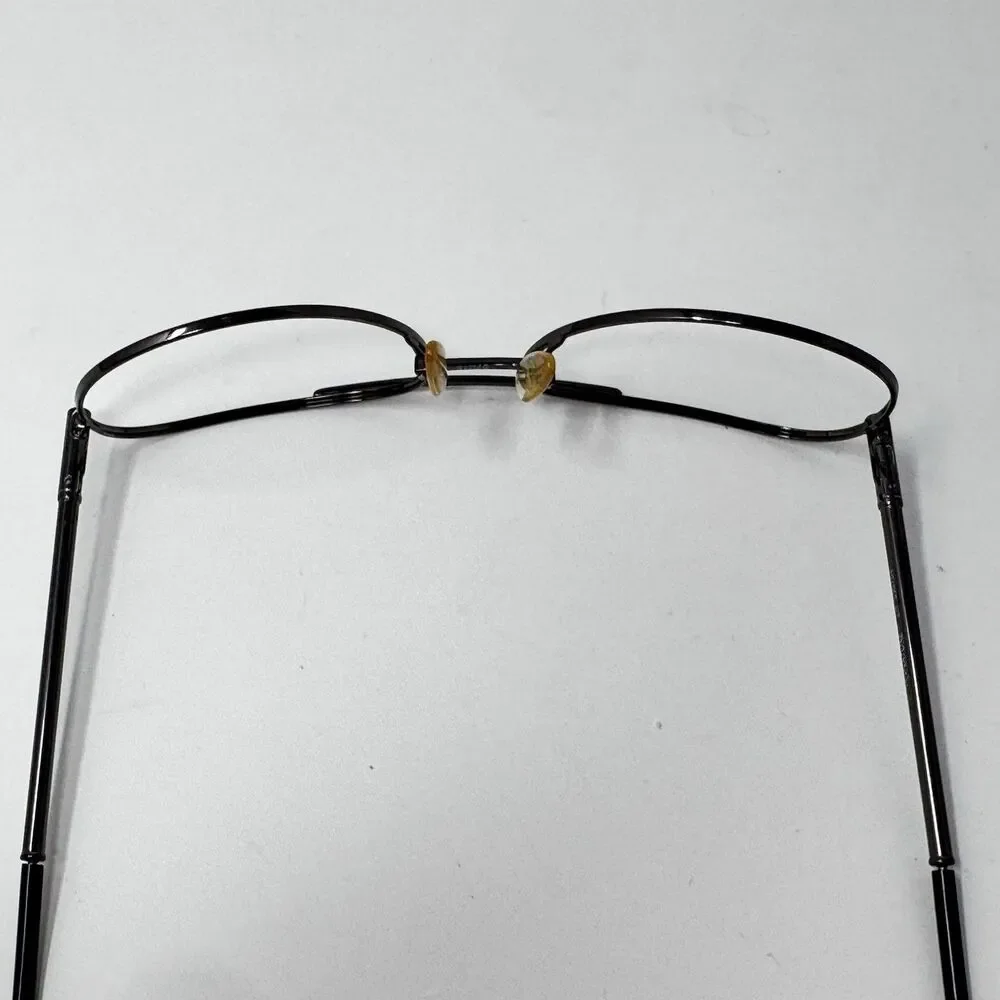 Kirkland Signature Zin 596184 Gunmetal Aviator Eyeglass Frames 57-16-140